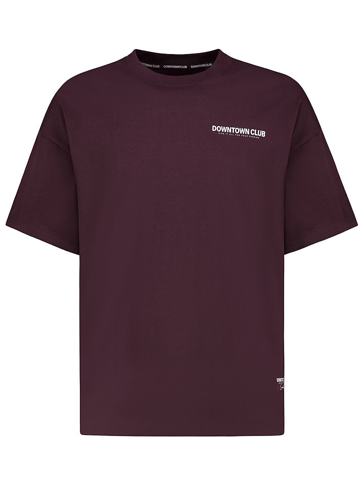 Sublevel Koszulka "Linus" w kolorze ciemnofioletowym rozmiar: M