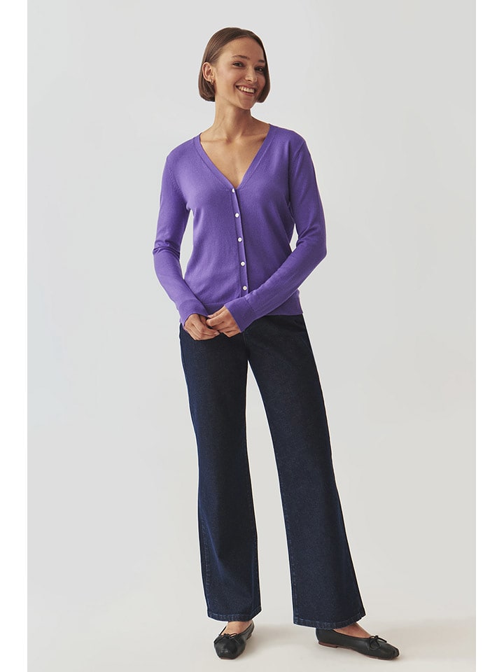 TATUUM Kardigan w kolorze fioletowym rozmiar: S