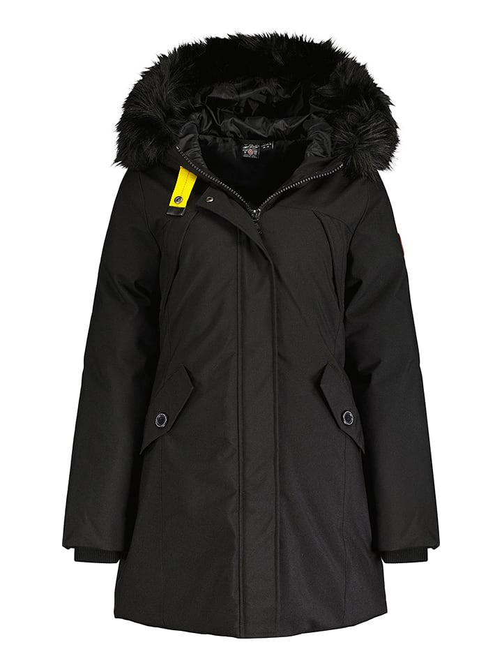 Canadian Peak Parka "Cheri" w kolorze czarnym rozmiar: M