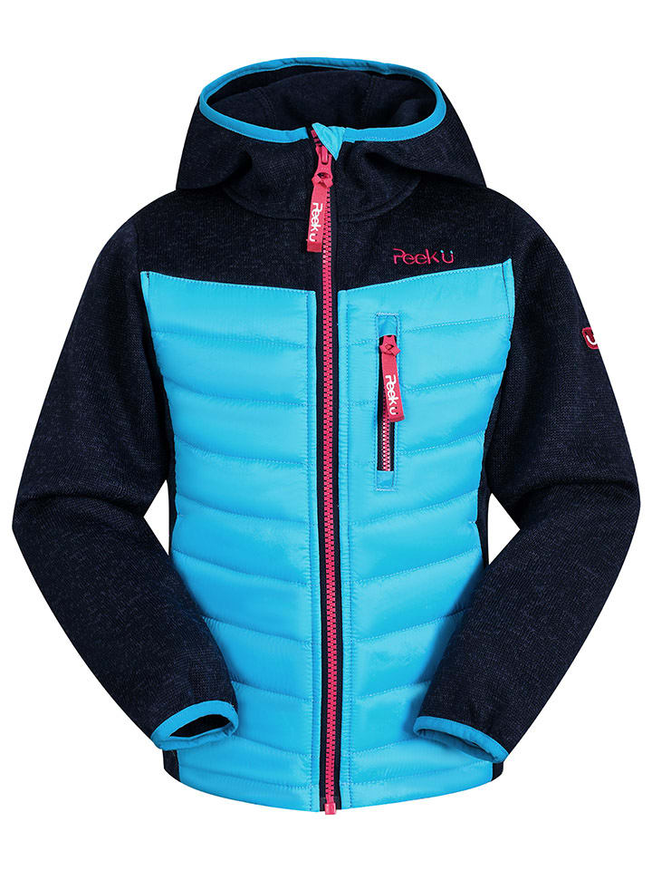 Peek U Kurtka hybrydowa "Apple" w kolorze błękitno-niebieskim rozmiar: 152