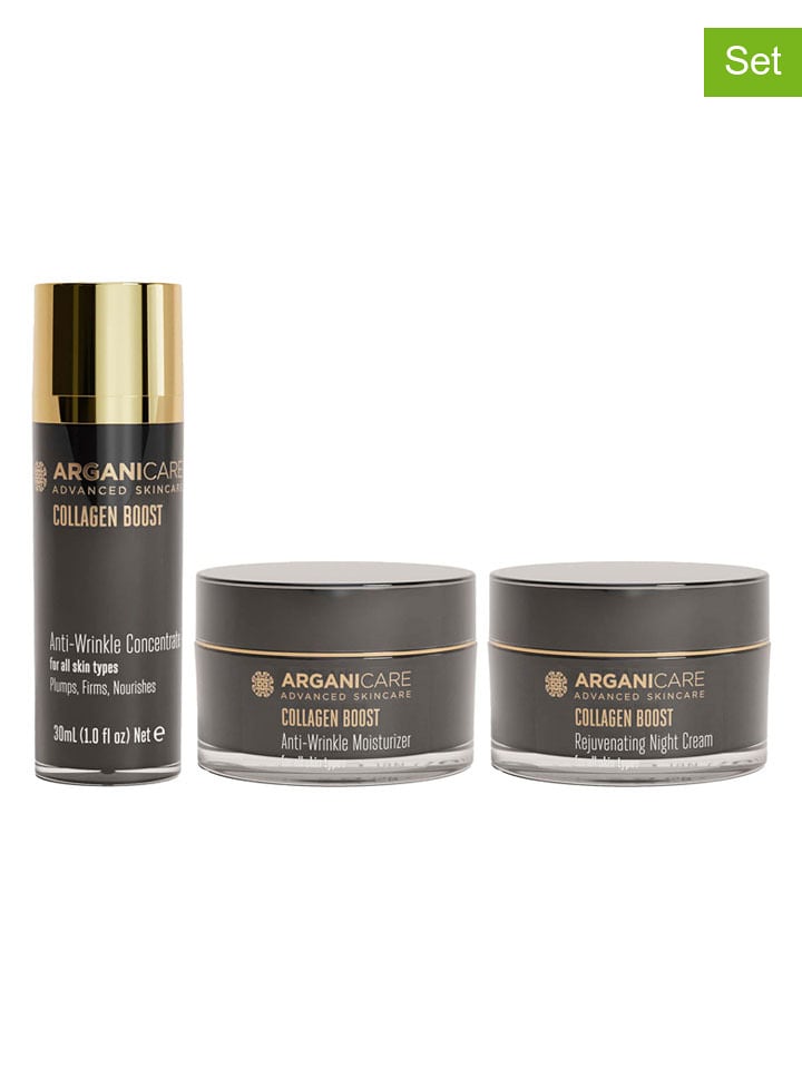 Argani Care 3-częściowy zestaw "Collagen Boost" do pielęgnacji twarzy rozmiar: onesize