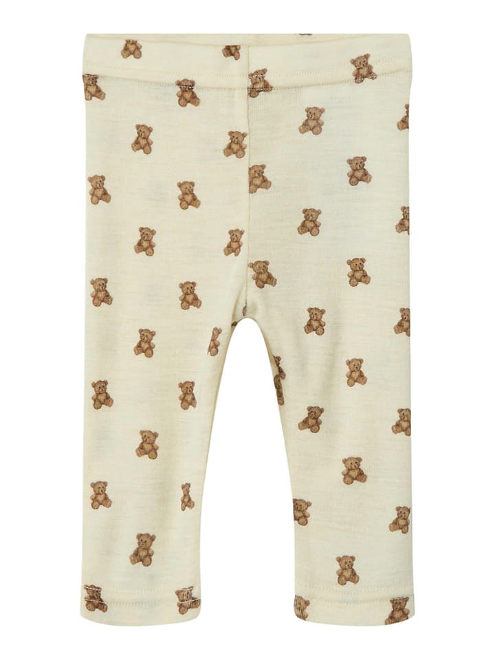 Lil Atelier Legginsy w kolorze kremowym rozmiar: 50