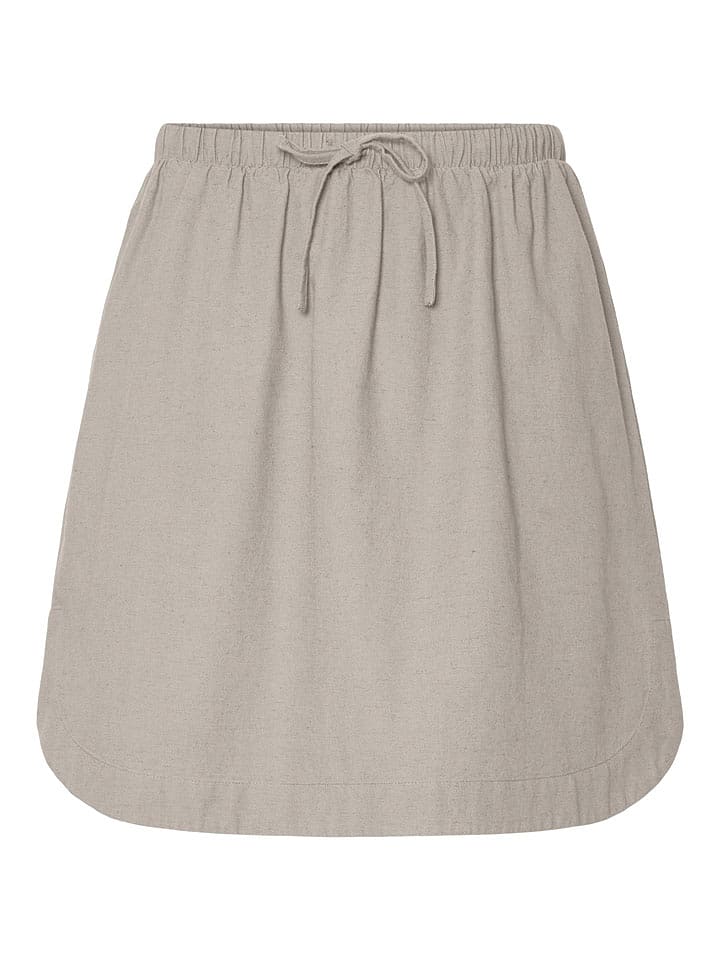 Pieces Spódnica "Tera" w kolorze szarym rozmiar: L