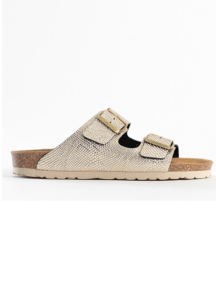 BAYTON Klapki "Atlas" w kolorze jasnozłotym rozmiar: 38