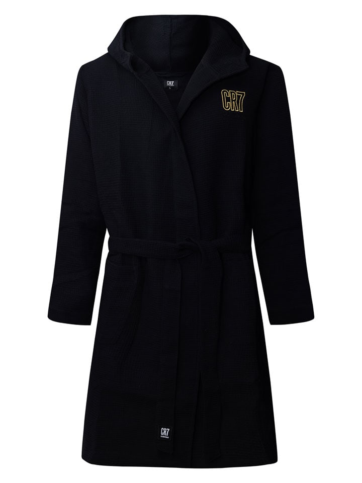 CR7 Szlafrok w kolorze czarnym rozmiar: L