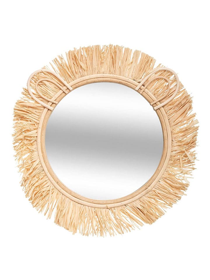 WellHome for Kids Lustro w kolorze beżowym - Ø 38 cm rozmiar: onesize