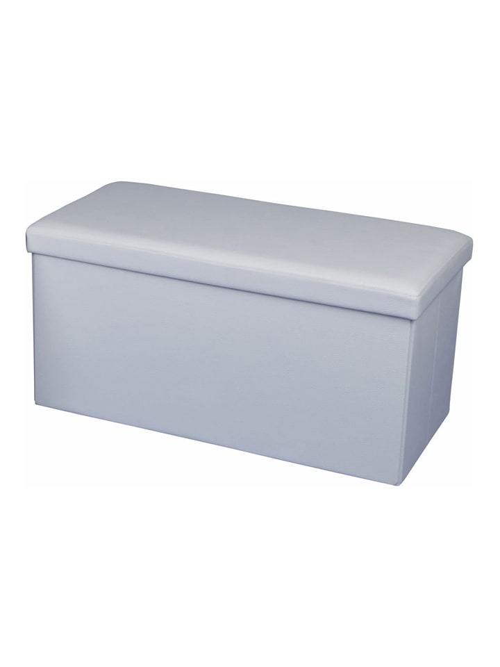 Echtwerk Ławka "SeatBox" w kolorze białym ze schowkiem - 76 x 38 x 38 cm rozmiar: onesize