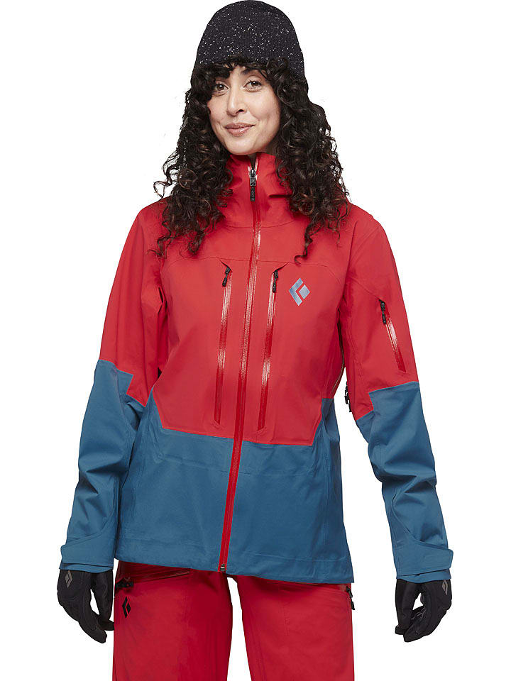 Black Diamond Kurtka hardshellowa "Recon" w kolorze czerwono-niebieskim rozmiar: XL
