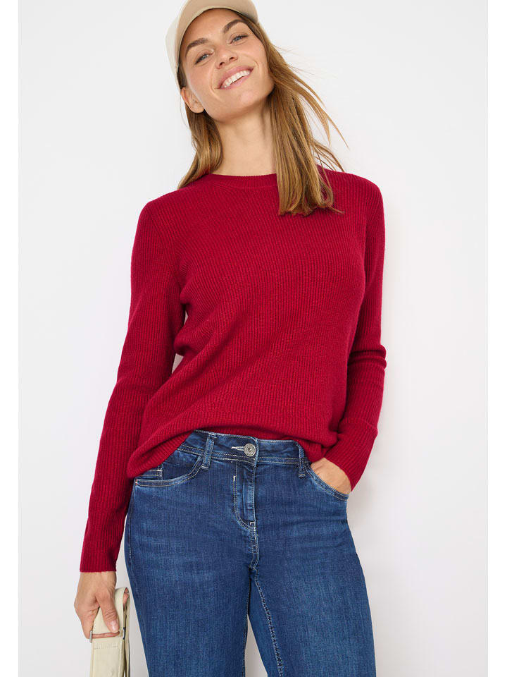 Cecil Sweter w kolorze czerwonym rozmiar: XS