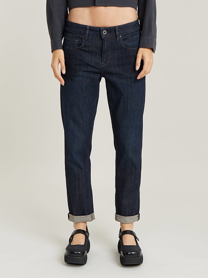 G-Star Dżinsy - Boyfriend fit - w kolorze granatowym rozmiar: W24/L32