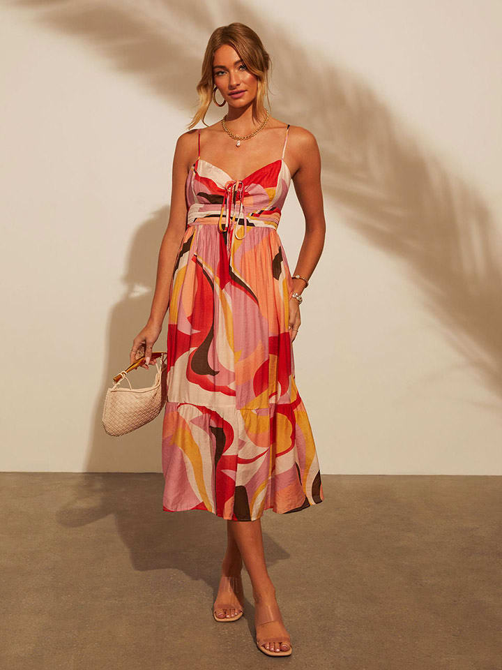 Milan Kiss Sukienka ze wzorem rozmiar: S