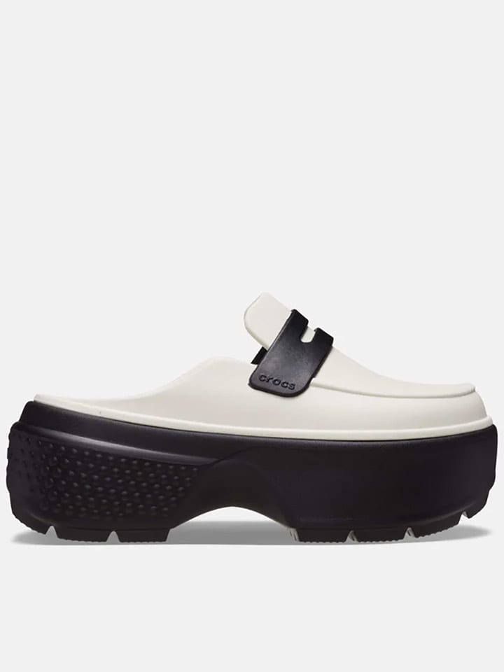 Crocs Chodaki "Stomp" w kolorze biało-czarnym rozmiar: 39/40