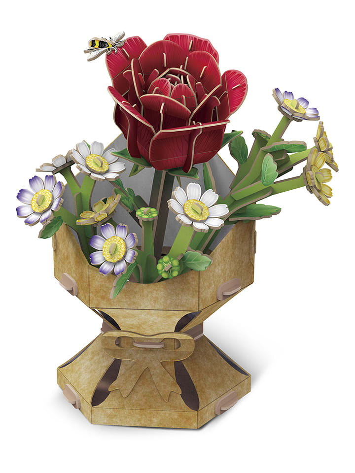 MGM 120-częściowe puzzle 3D "Flower bouquet - Roses" - 8+ rozmiar: onesize