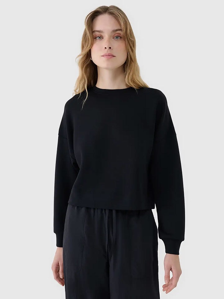 4F Bluza w kolorze czarnym rozmiar: L