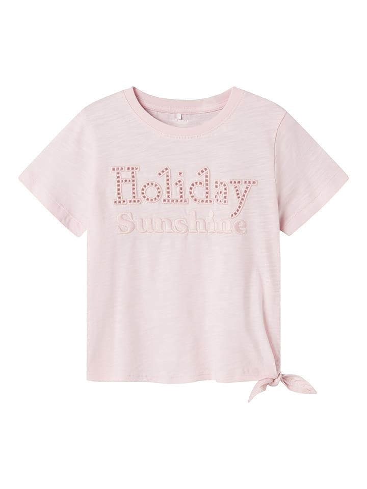 name it Koszulka w kolorze jasnoróżowym rozmiar: 122/128