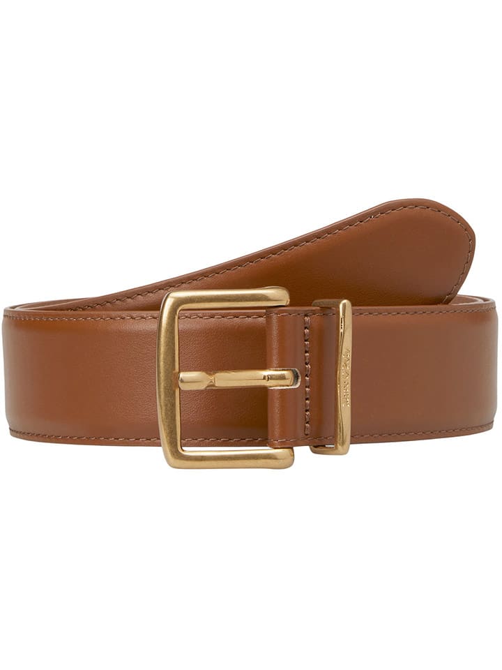 Marc O´Polo Skórzany pasek w kolorze jasnobrązowym rozmiar: 85
