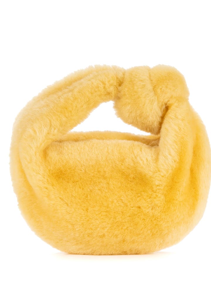 Bottega Veneta Torebka w kolorze żółtym - 28 x 23 x 8 cm rozmiar: onesize