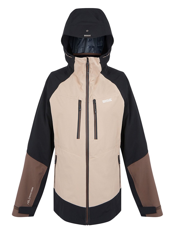 Regatta Kurtka funkcyjna 3w1 "Carletta IX" w kolorze beżowo-czarnym rozmiar: 44