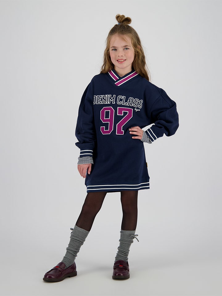 Vingino Sukienka "Pradine" w kolorze granatowym rozmiar: 164