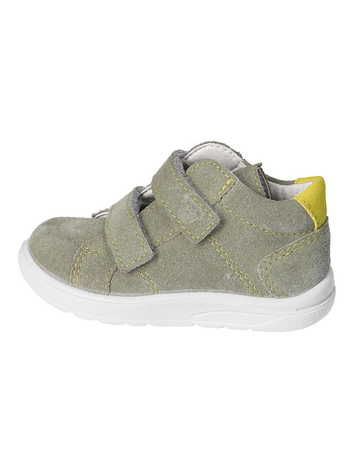 PEPINO Skórzane botki w kolorze szaro-żółtym rozmiar: 27