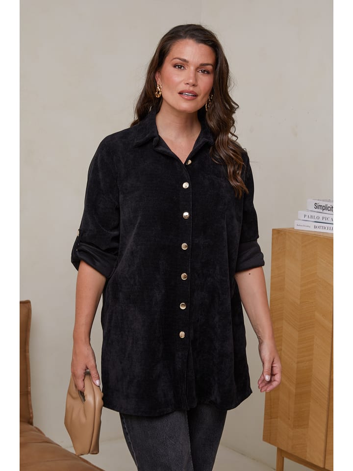 Curvy Lady Bluzka w kolorze czarnym rozmiar: 40/42