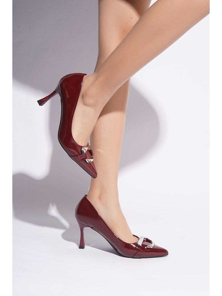 C'M Czółenka w kolorze bordowym rozmiar: 37