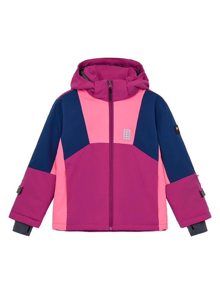 LEGO Kurtka narciarska "Jaz 801" w kolorze fioletowo-granatowym rozmiar: 146