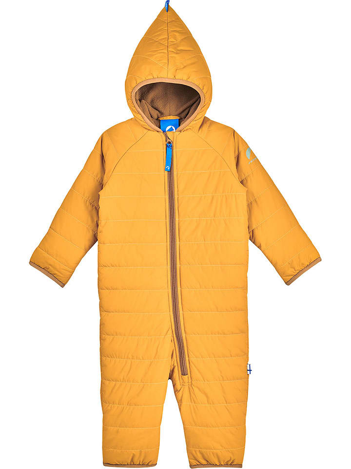finkid Kombinezon zimowy "Pikku Vanu" w kolorze żółtym rozmiar: 80/90