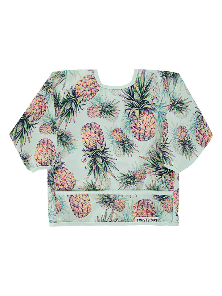 Twistshake Śliniaczek w kolorze miętowym z rękawami rozmiar: onesize