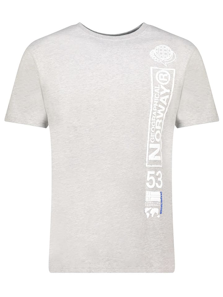 Geographical Norway Koszulka "Japon" w kolorze szarym rozmiar: S