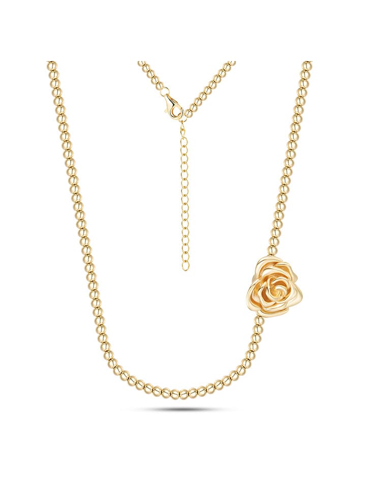 DI GIORGIO Pozłacany naszyjnik z elementem ozdobnym - dł. 40 cm rozmiar: onesize