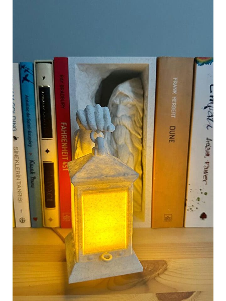 ABERTO DESIGN Podpórka LED w kolorze białym do książek - 15 x 21 cm rozmiar: onesize