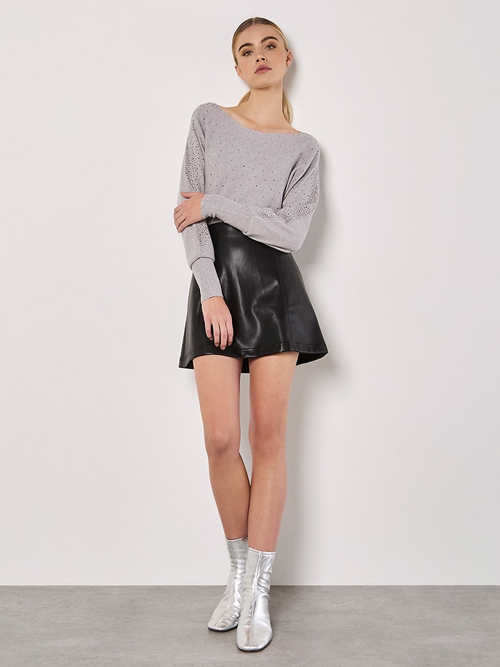 Apricot Sweter w kolorze szarym rozmiar: XS