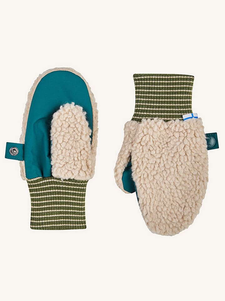 finkid Rękawiczki funkcyjne "Nupujussi Teddy" w kolorze beżowym rozmiar: 122-140