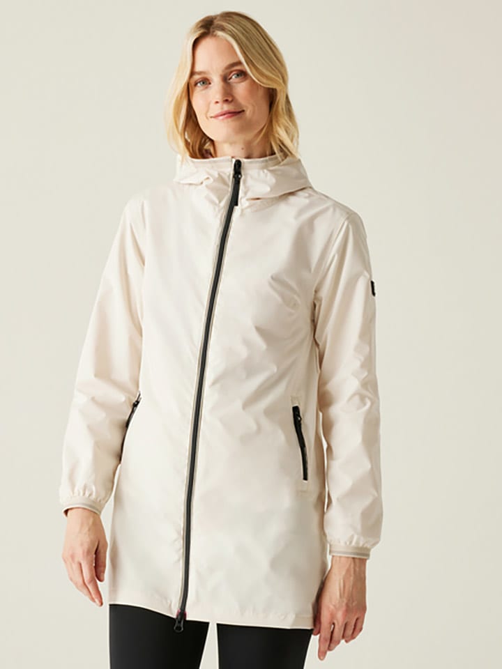 Regatta Kurtka przeciwdeszczowa "Lioka" w kolorze kremowym rozmiar: 44