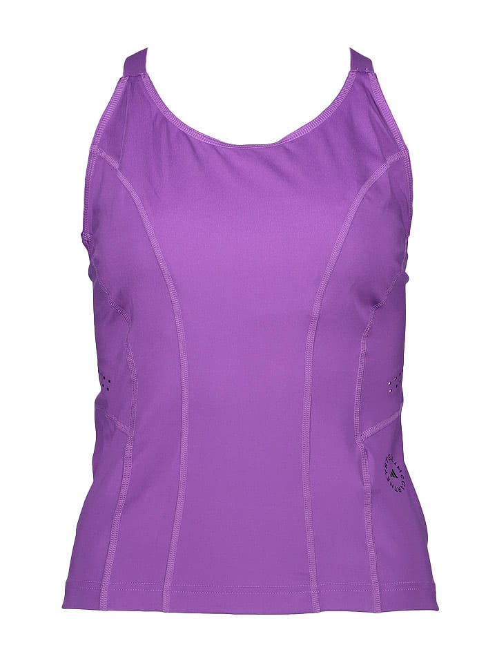 adidas Top sportowy w kolorze fioletowym rozmiar: M