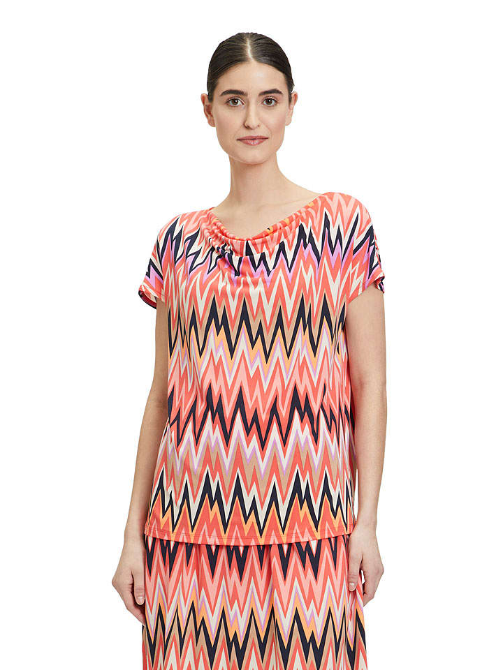 Betty Barclay Koszulka w kolorze czerwono-beżowym rozmiar: 36