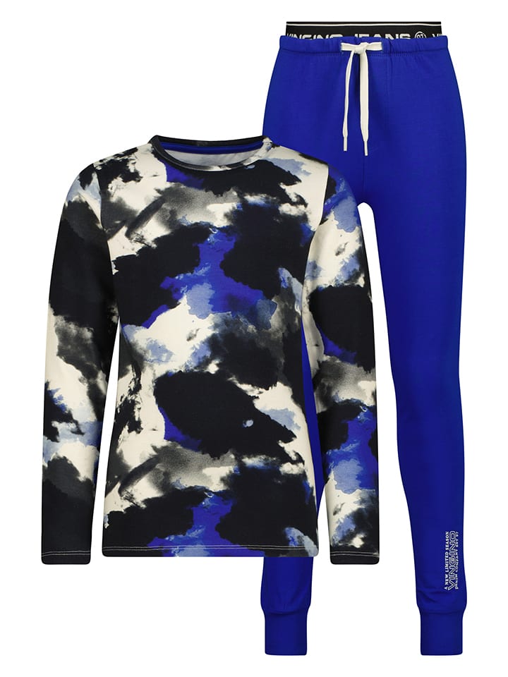 Vingino Piżama "Wokey" w kolorze niebieskim rozmiar: 98/104