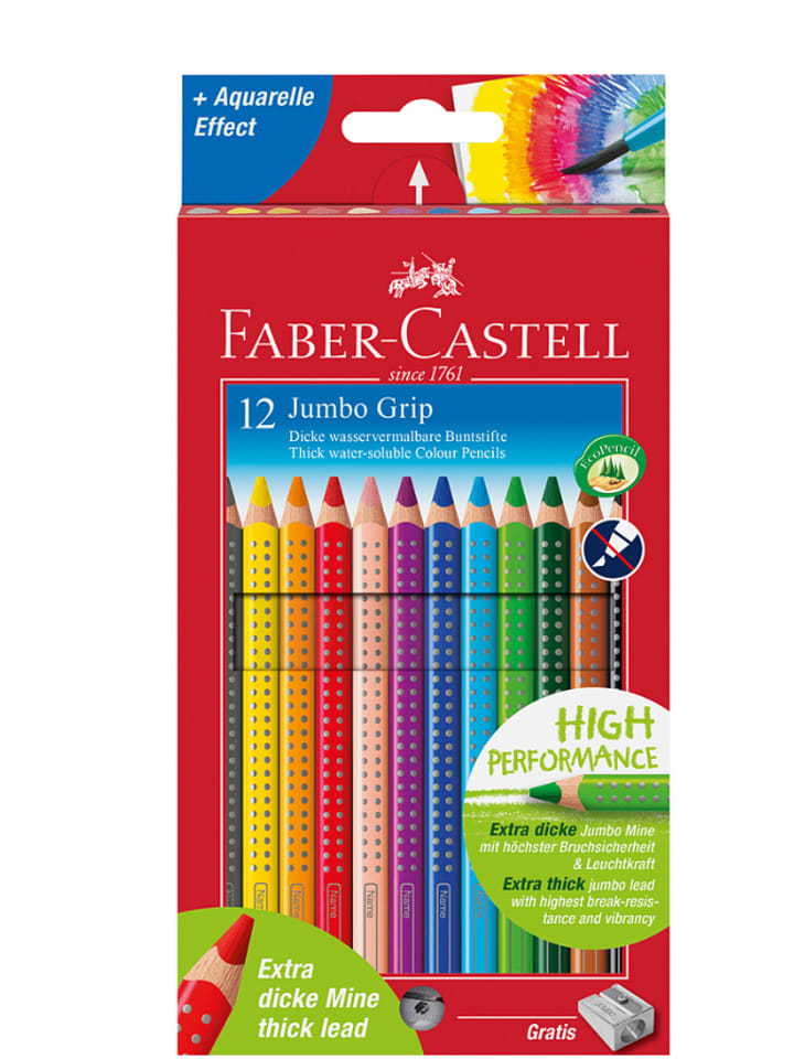 Faber-Castell Kredki (12 szt.) "Jumbo Grip" rozmiar: onesize