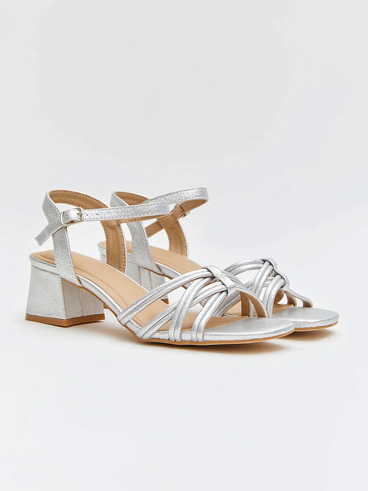 Bellucci Sandały w kolorze srebrnym rozmiar: 36