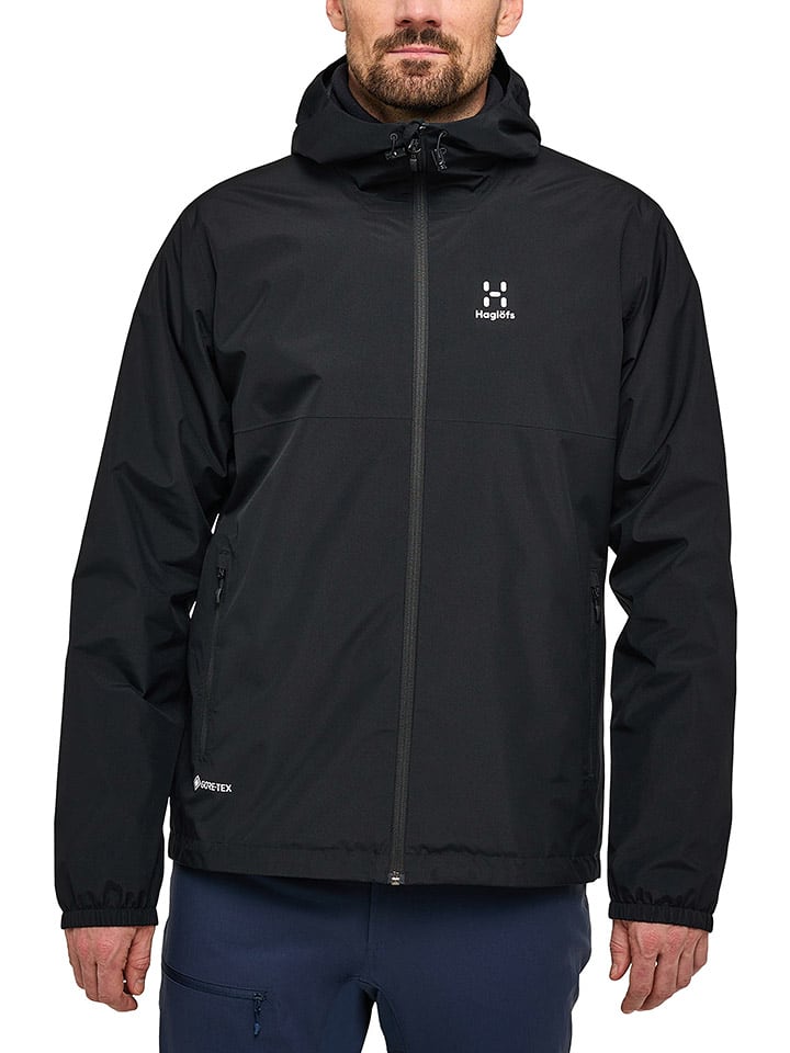 Haglöfs Kurtka przeciwdeszczowa "Kaise GTX" w kolorze czarnym rozmiar: S
