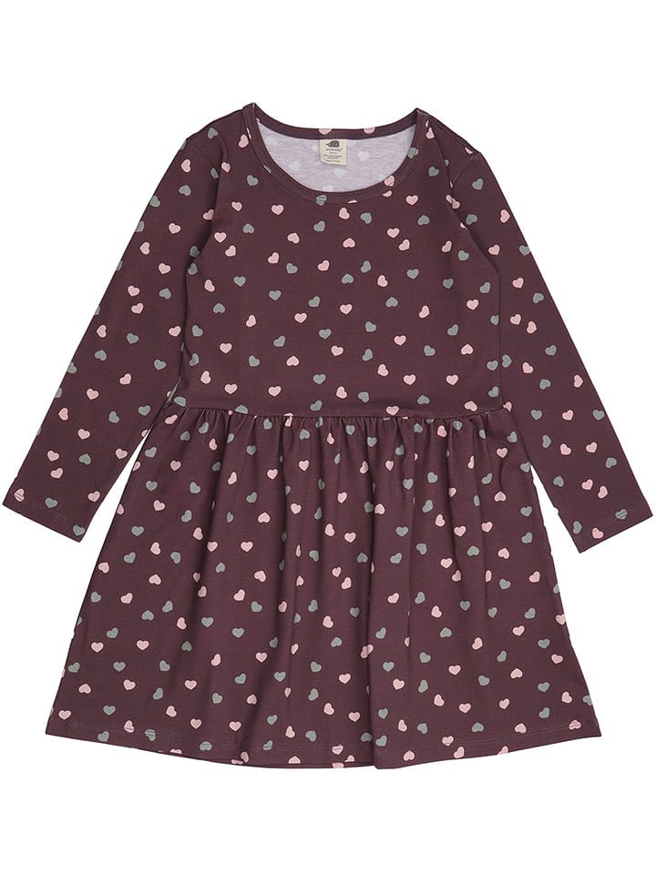 Walkiddy Sukienka w kolorze ciemnofioletowym rozmiar: 116