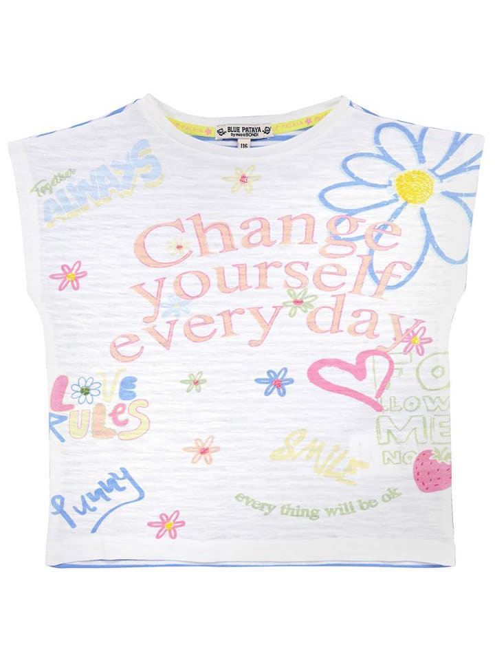 Bondi Koszulka "Funny" w kolorze biało-niebieskim rozmiar: 134