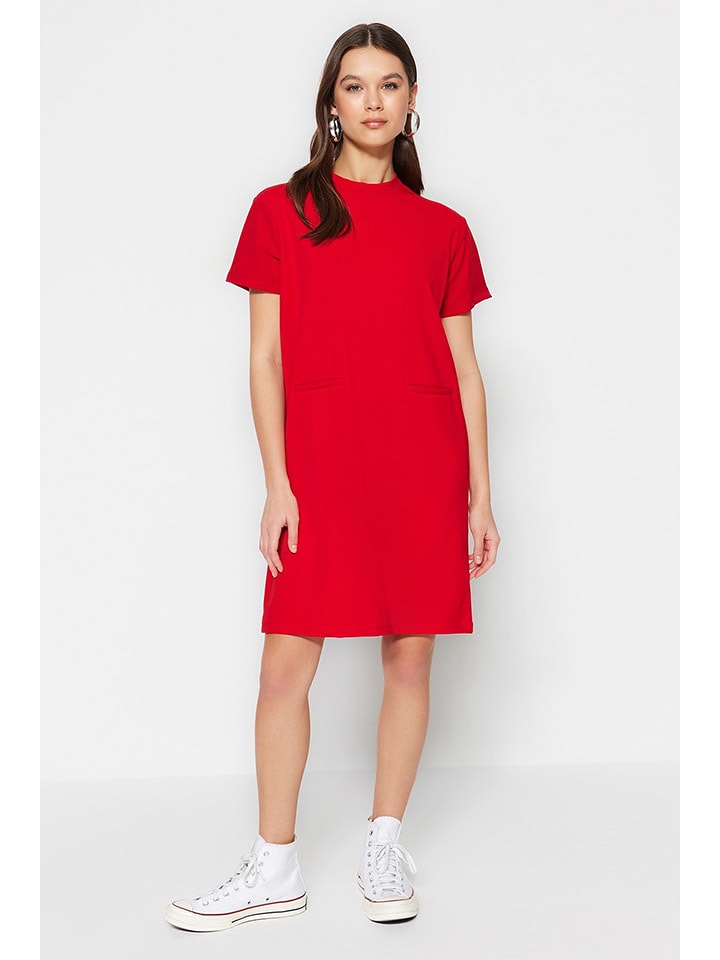 trendyol Sukienka w kolorze czerwonym rozmiar: S