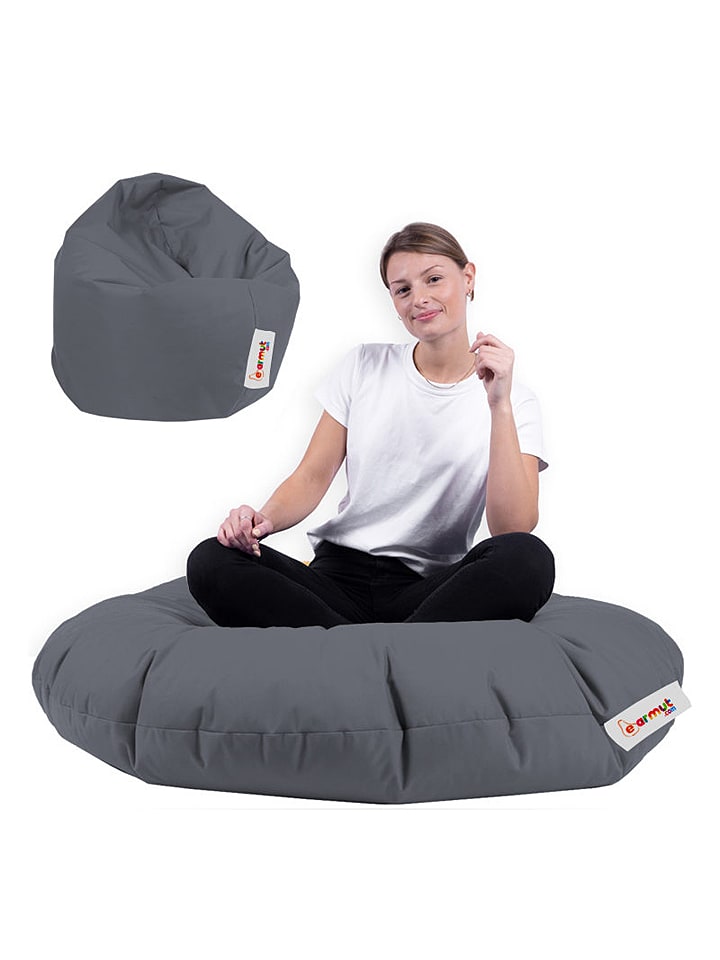 Evila Worek "Iyzi" w kolorze antracytowym do siedzenia rozmiar: onesize