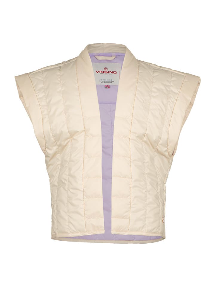 Vingino Kamizelka "Tammely" w kolorze kremowym rozmiar: 152