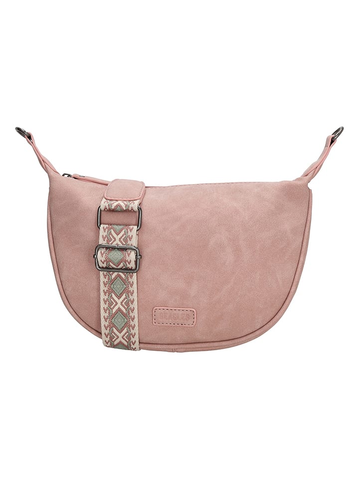 Beagles Torebka w kolorze szaroróżowym - 28 x 18 x 8 cm rozmiar: onesize