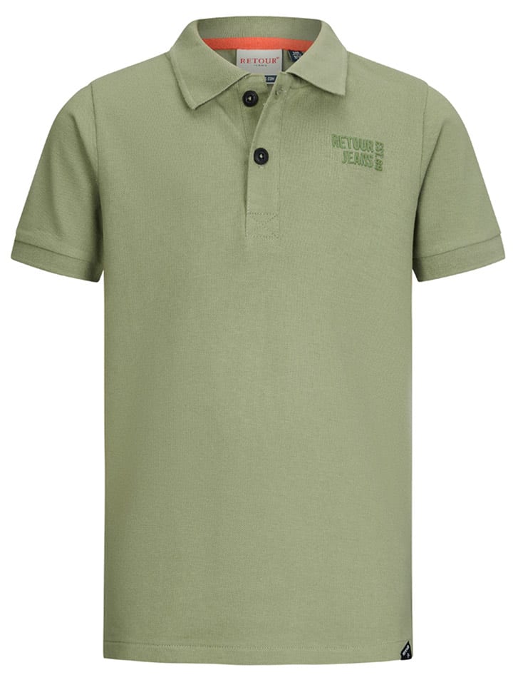Retour Koszulka polo "Abram" w kolorze khaki rozmiar: 134/140