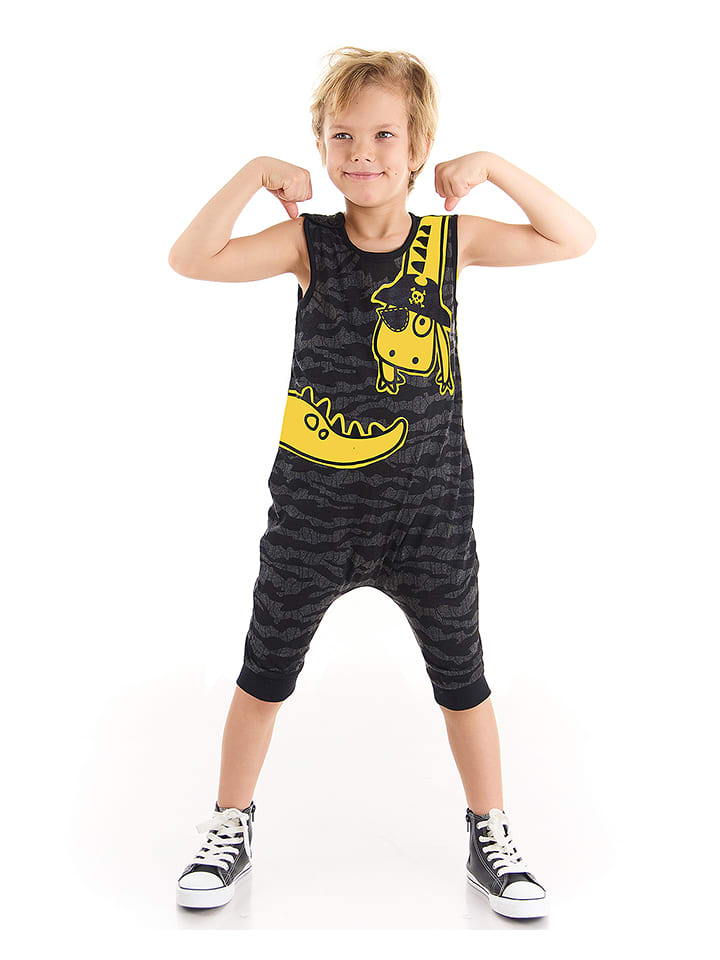 Denokids Kombinezon "Dino Camo" w kolorze czarnym rozmiar: 92