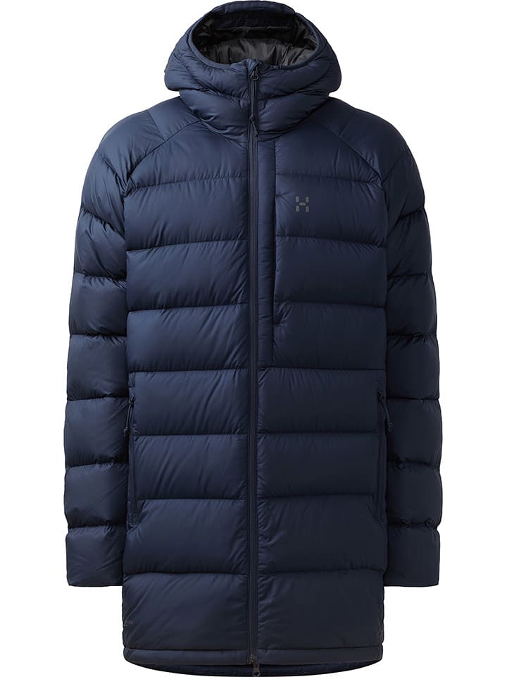 Haglöfs Płaszcz puchowy "Rosson Down" w kolorze granatowym rozmiar: XXL